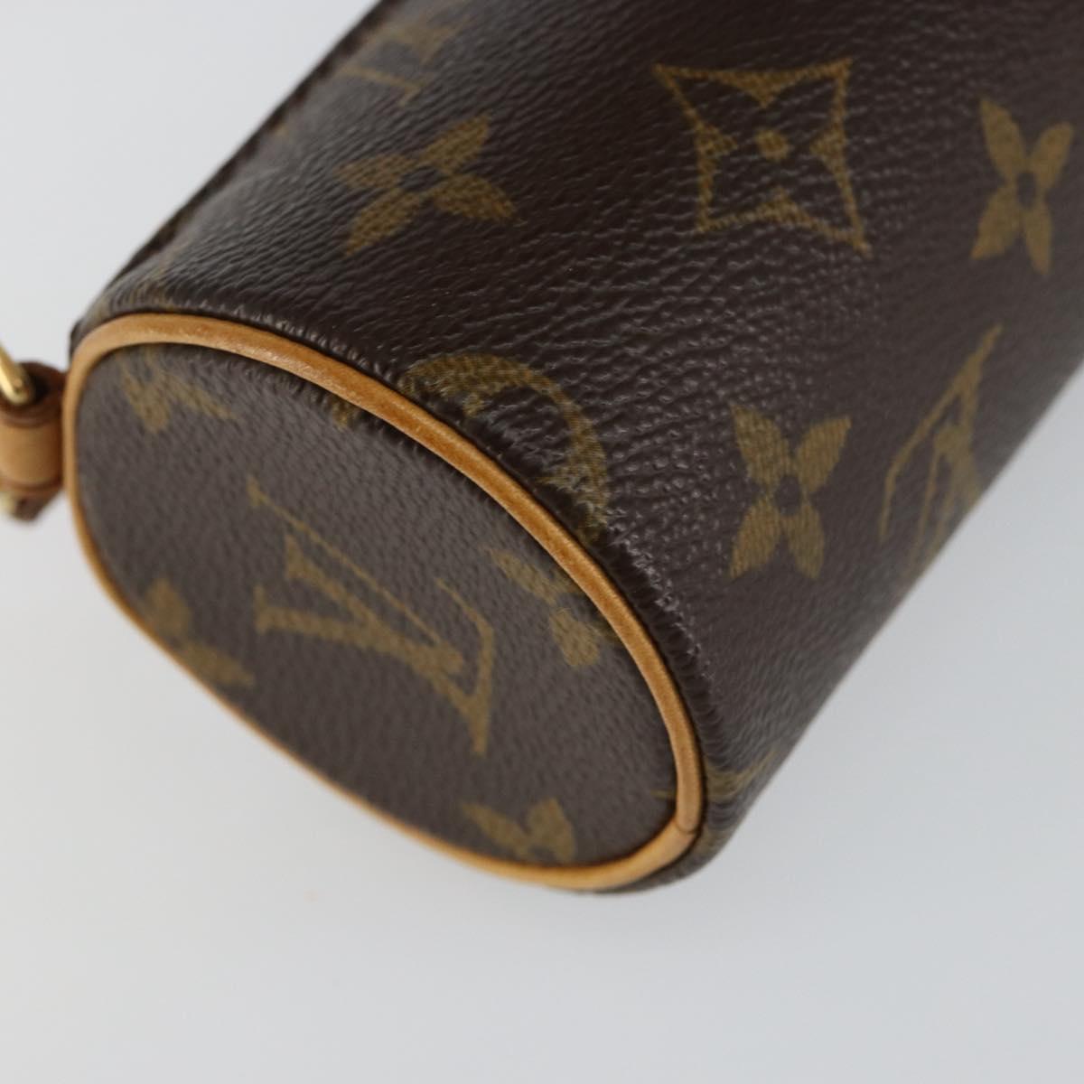 LOUIS VUITTON Monogram Papillon Pouch LV Auth am9279