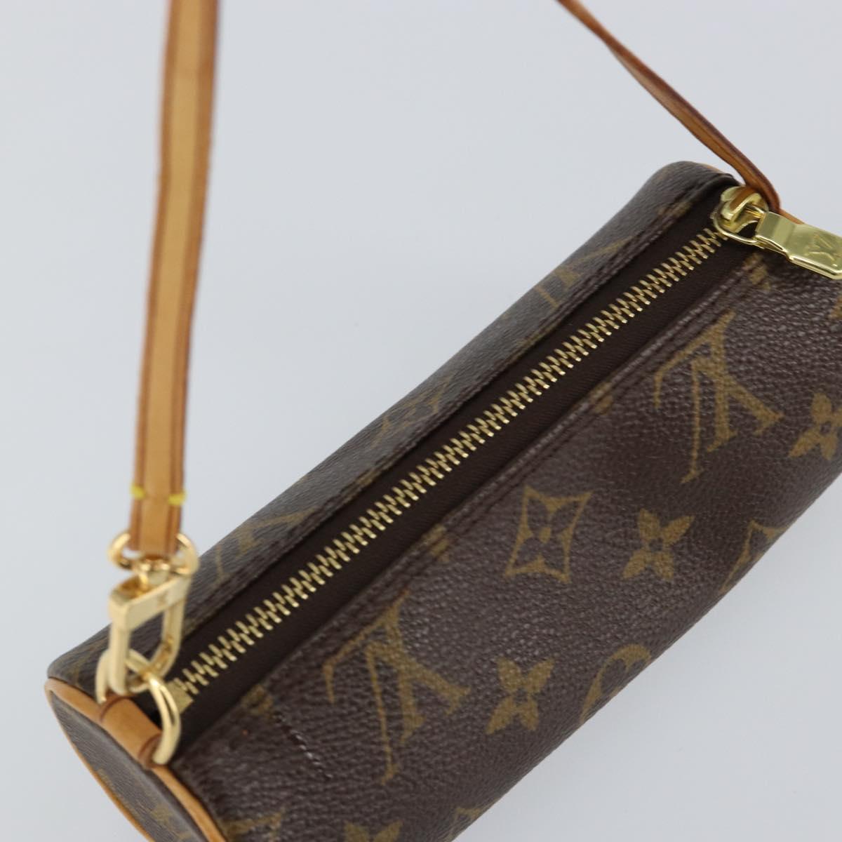 LOUIS VUITTON Monogram Papillon Pouch LV Auth am9279