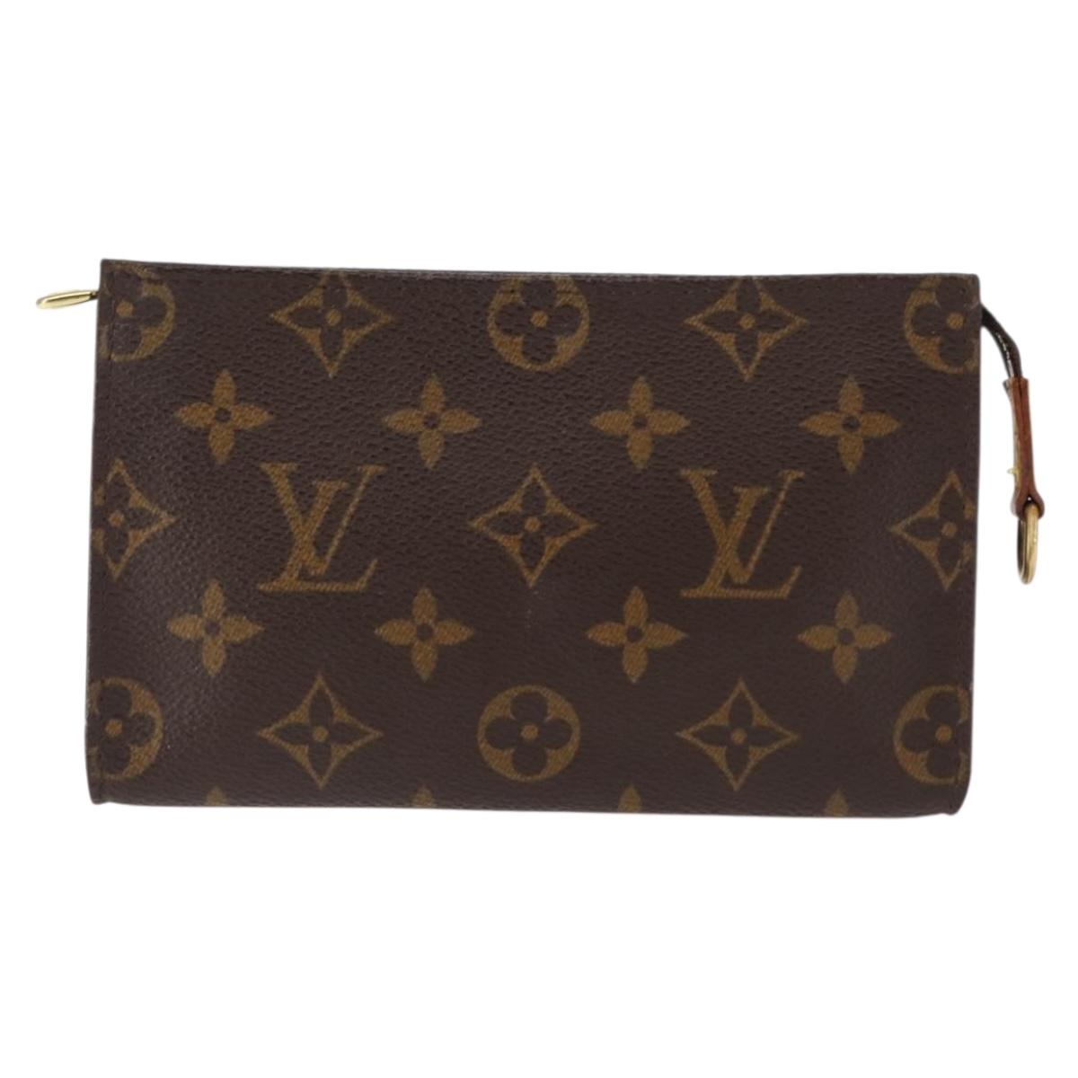 LOUIS VUITTON Monogram Bucket PM Accessory Pouch LV Auth am9280