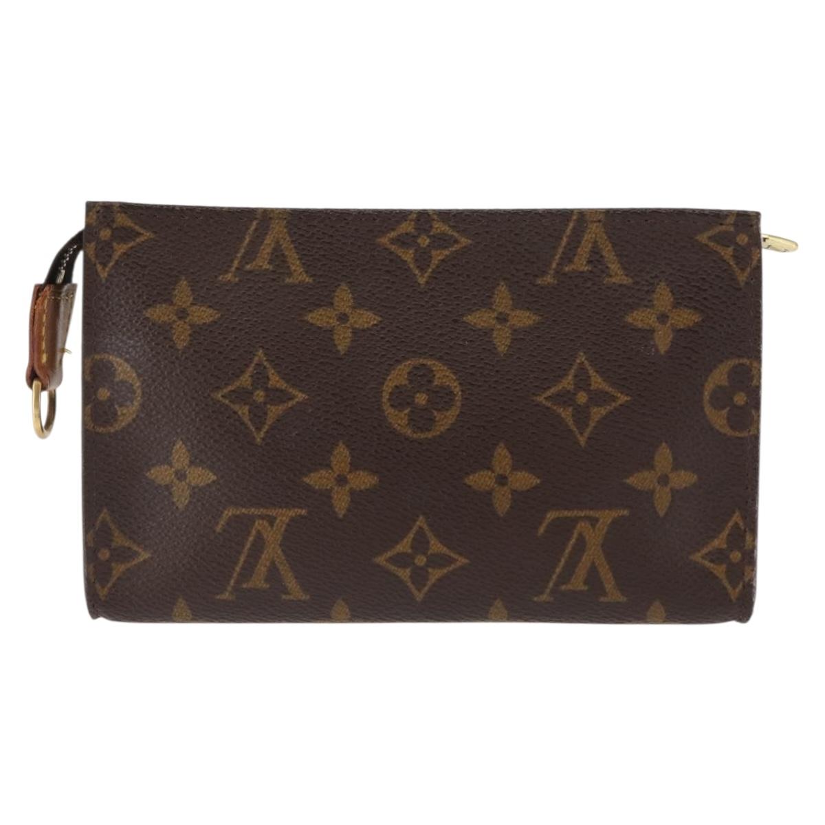 LOUIS VUITTON Monogram Bucket PM Accessory Pouch LV Auth am9280