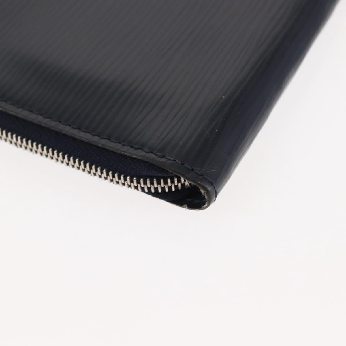 LOUIS VUITTON Epi Porte Monnaie NM Coin Purse Andigo blue LV Auth am9281