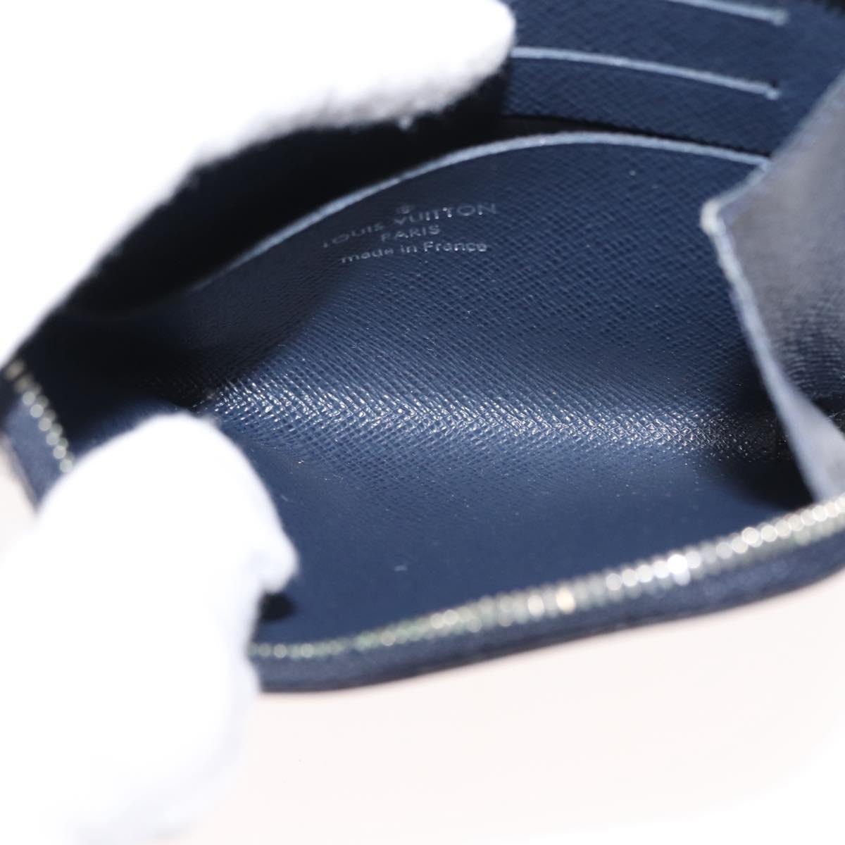 LOUIS VUITTON Epi Porte Monnaie NM Coin Purse Andigo blue LV Auth am9281