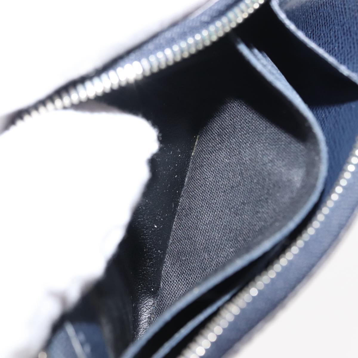 LOUIS VUITTON Epi Porte Monnaie NM Coin Purse Andigo blue LV Auth am9281
