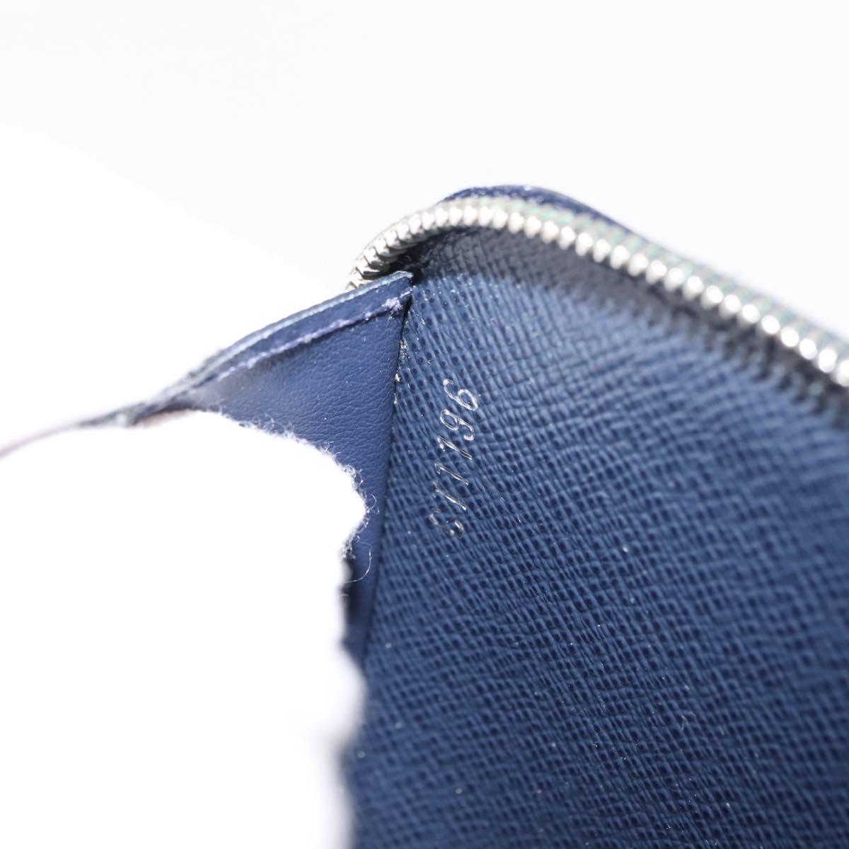 LOUIS VUITTON Epi Porte Monnaie NM Coin Purse Andigo blue LV Auth am9281