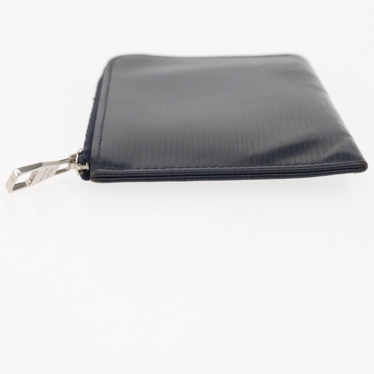 LOUIS VUITTON Epi Porte Monnaie NM Coin Purse Andigo blue LV Auth am9281