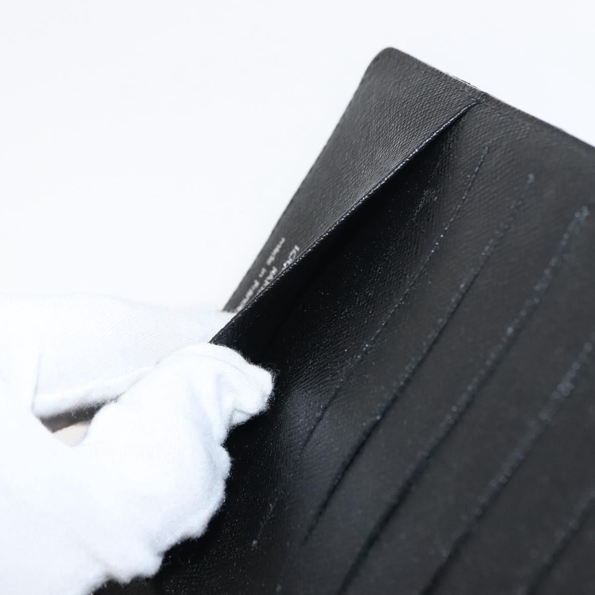 LOUIS VUITTON Epi Agenda MM Day Planner Cover Black R20042 LV Auth am9288