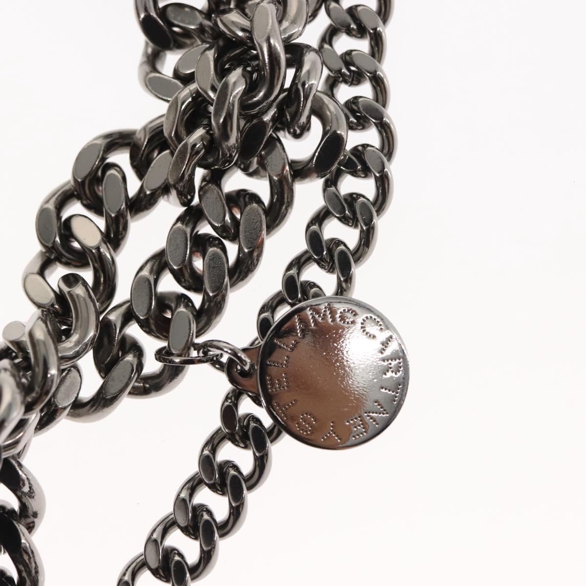 Stella MacCartney Chain Falabella Bag polyester 2way Gray 371223 Auth am9292