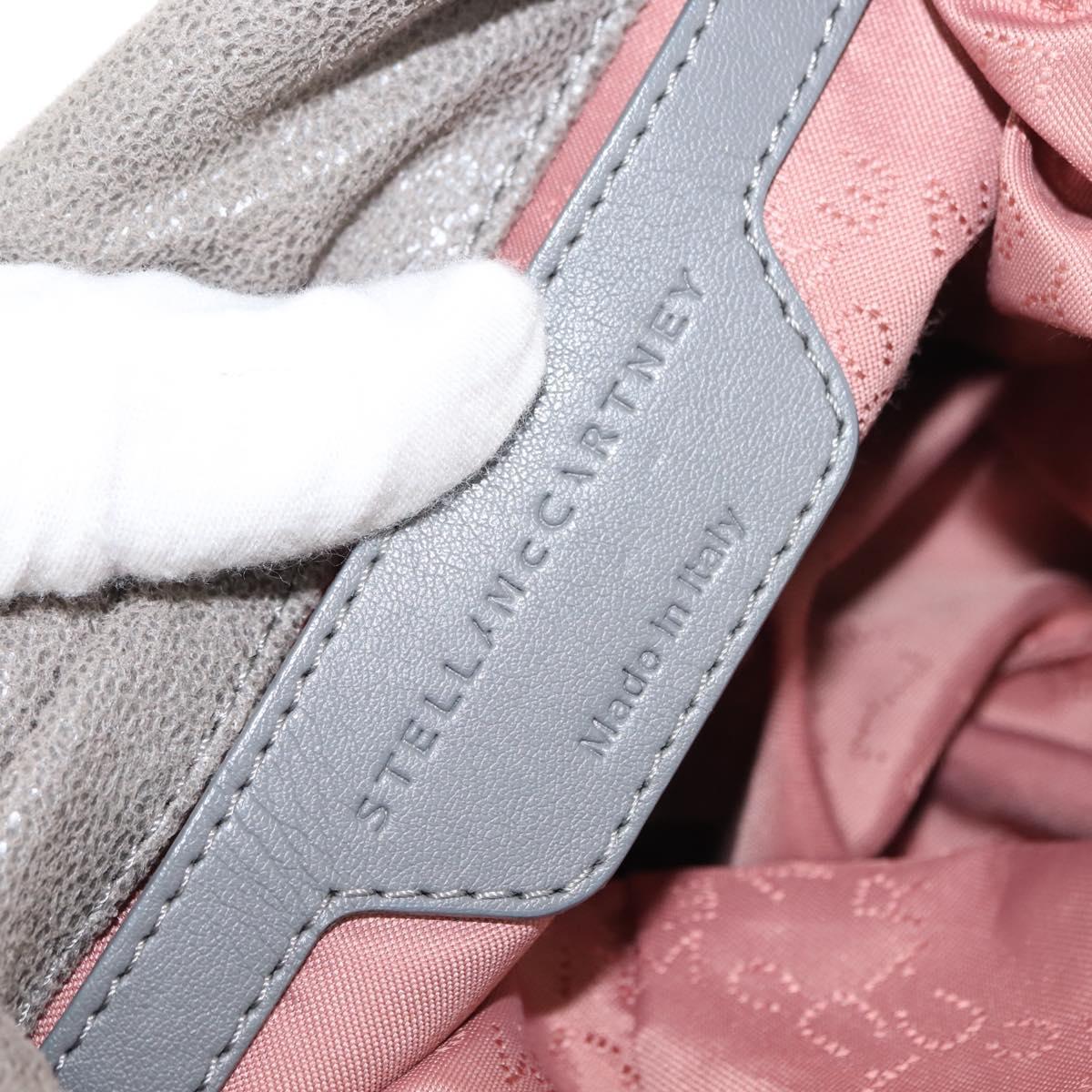 Stella MacCartney Chain Falabella Bag polyester 2way Gray 371223 Auth am9292