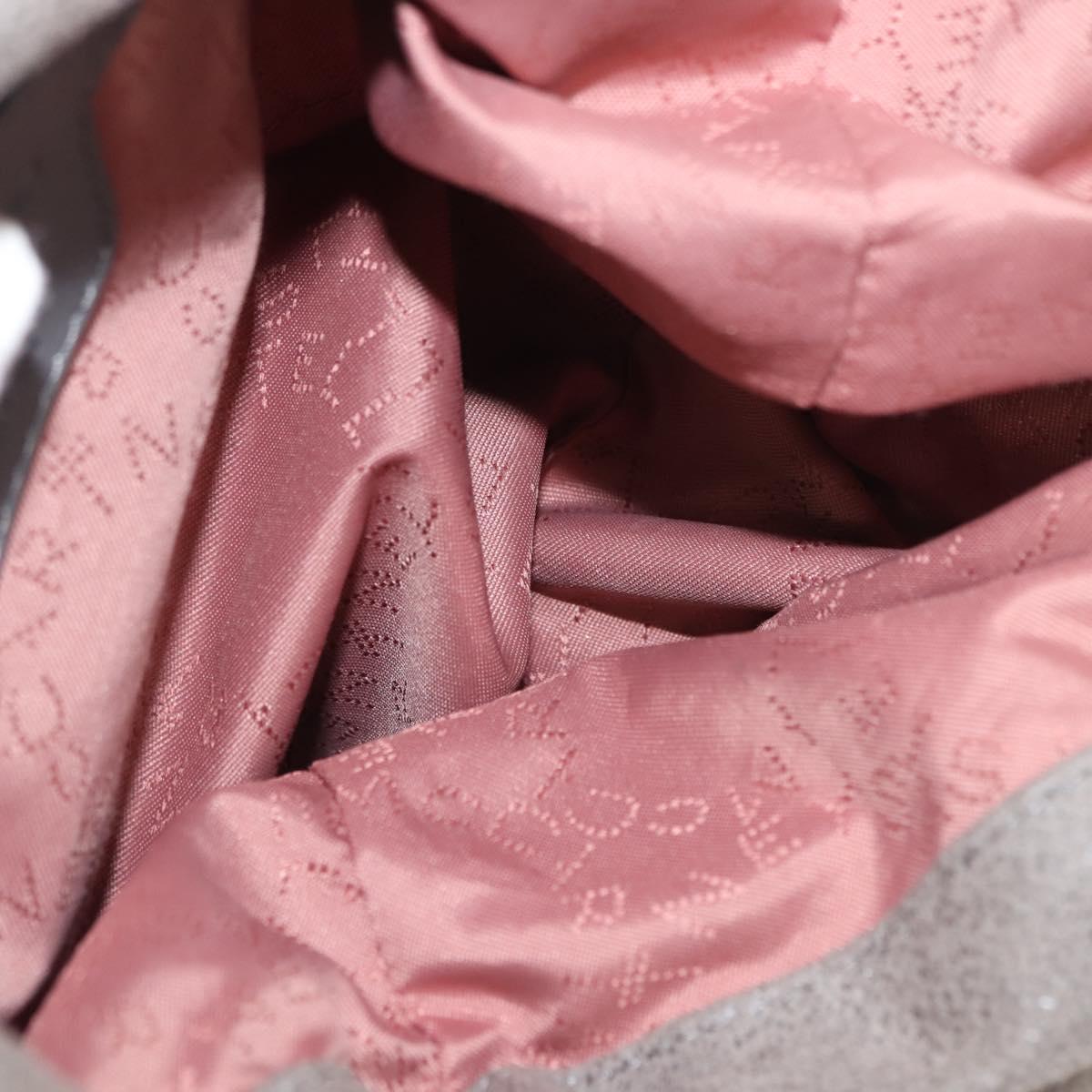 Stella MacCartney Chain Falabella Bag polyester 2way Gray 371223 Auth am9292