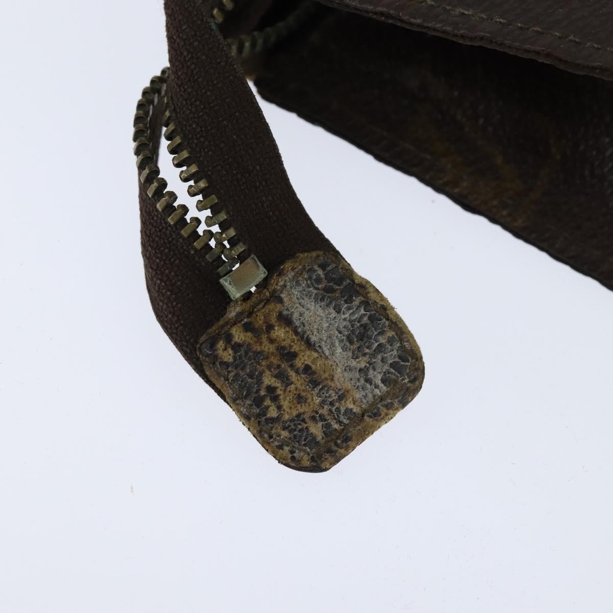 Burberrys Louis Vuitton Monogram Clutch Bag PVC Vintage 3Set Beige Auth am9305