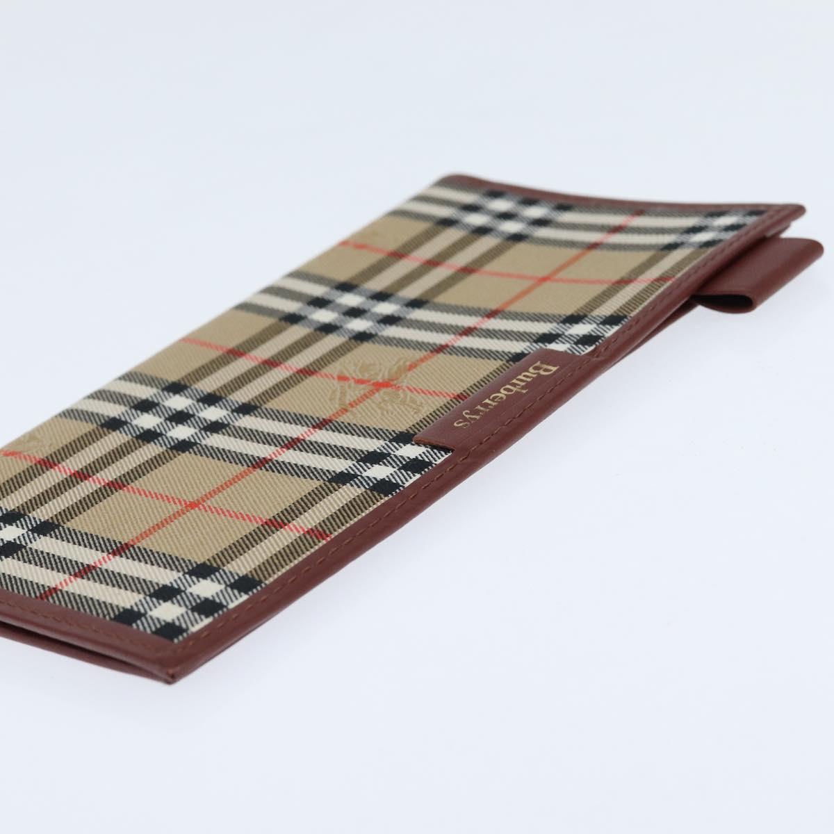 Burberrys Louis Vuitton Monogram Clutch Bag PVC Vintage 3Set Beige Auth am9305