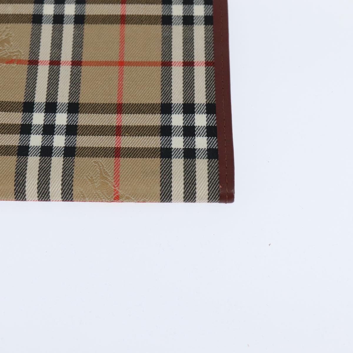 Burberrys Louis Vuitton Monogram Clutch Bag PVC Vintage 3Set Beige Auth am9305