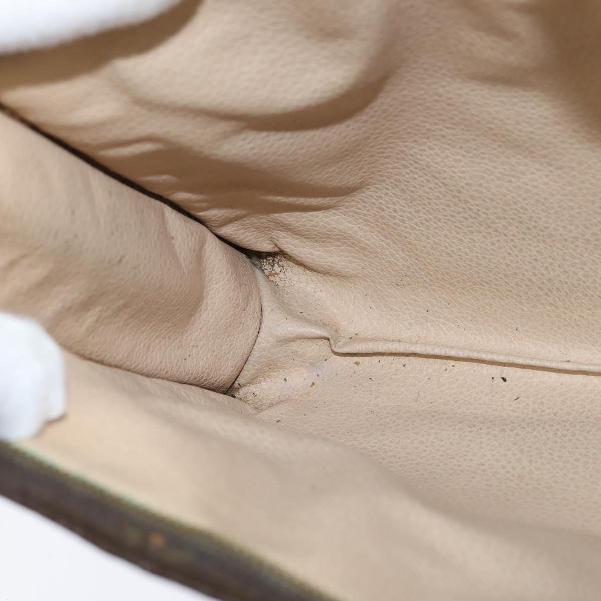 Burberrys Louis Vuitton Monogram Clutch Bag PVC Vintage 3Set Beige Auth am9305