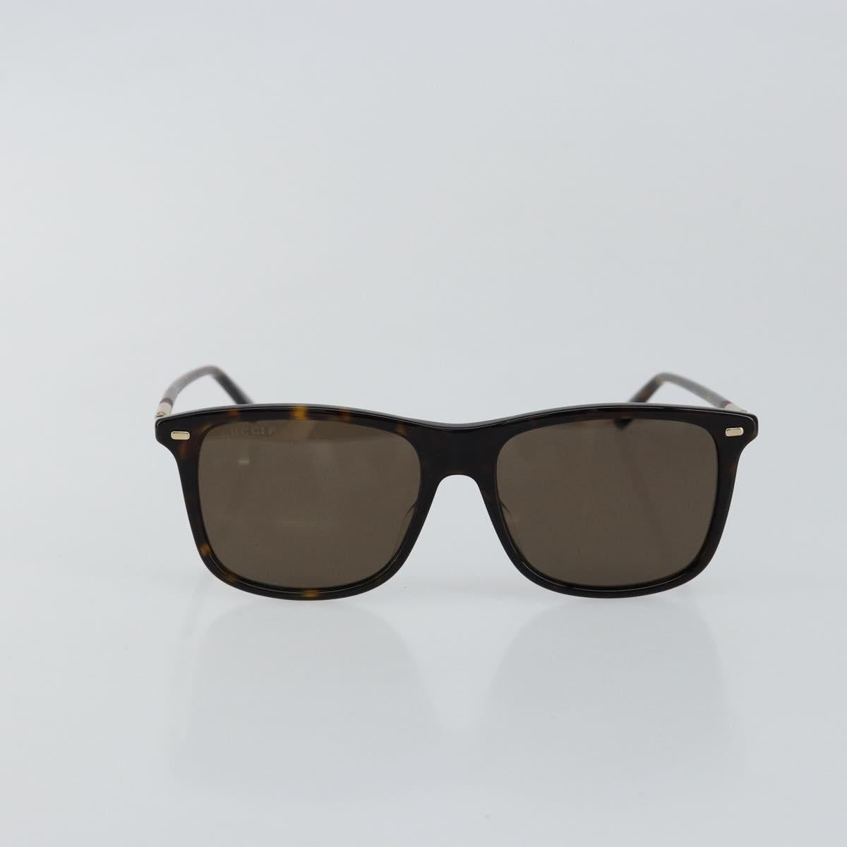 GUCCI Sherry Line Sunglasses plastic Dark Brown Auth am9309V