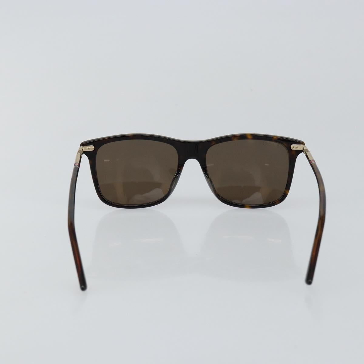 GUCCI Sherry Line Sunglasses plastic Dark Brown Auth am9309V
