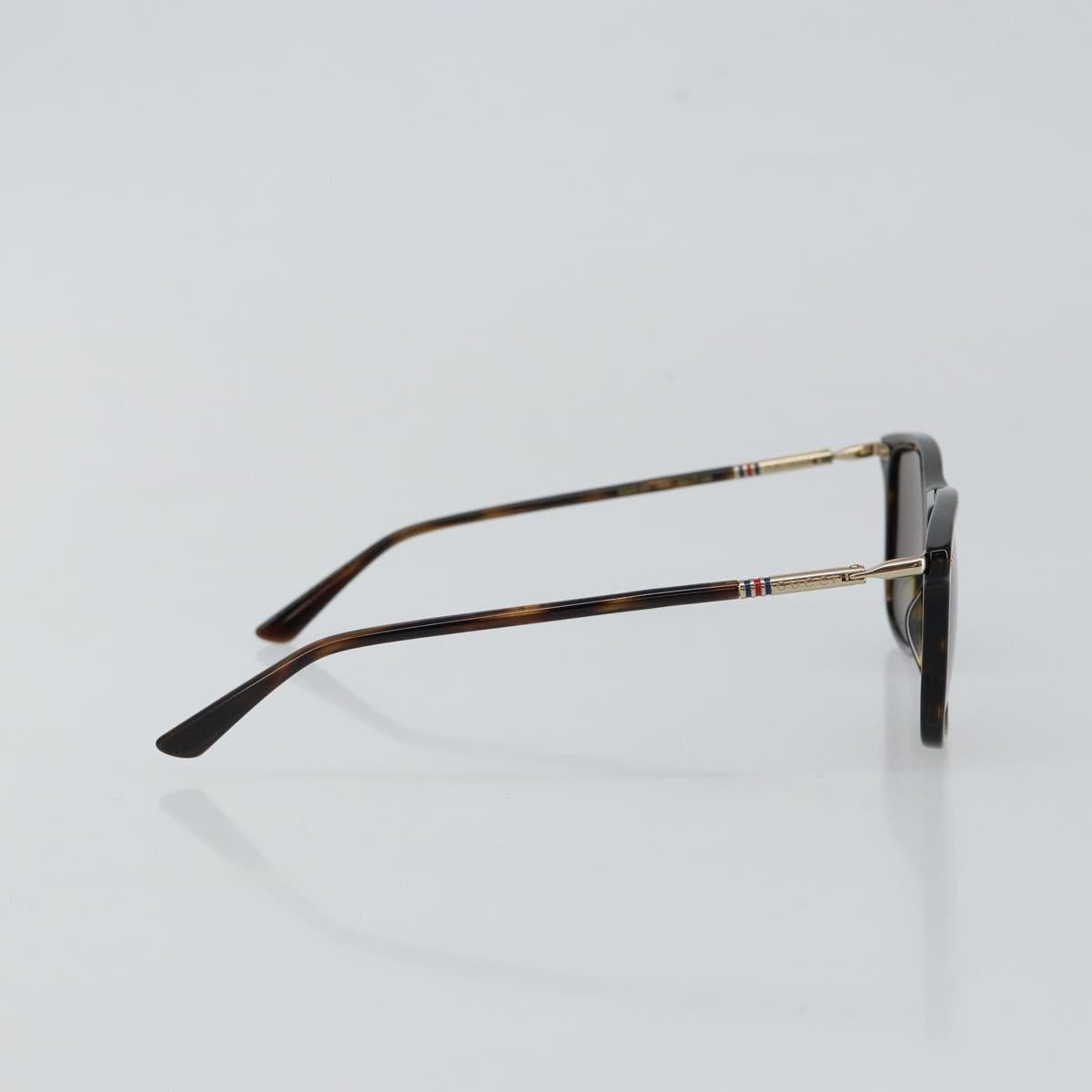 GUCCI Sherry Line Sunglasses plastic Dark Brown Auth am9309V