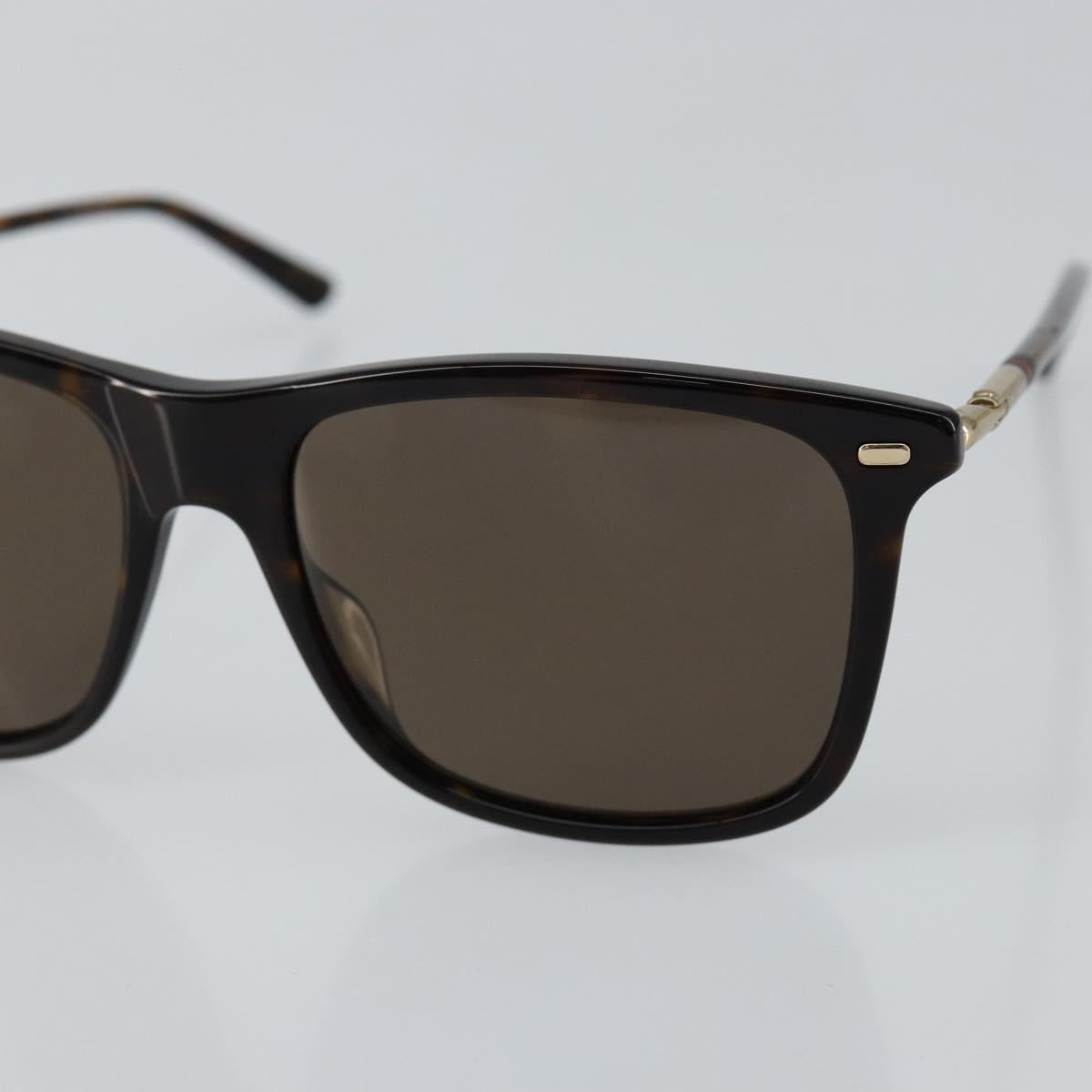 GUCCI Sherry Line Sunglasses plastic Dark Brown Auth am9309V