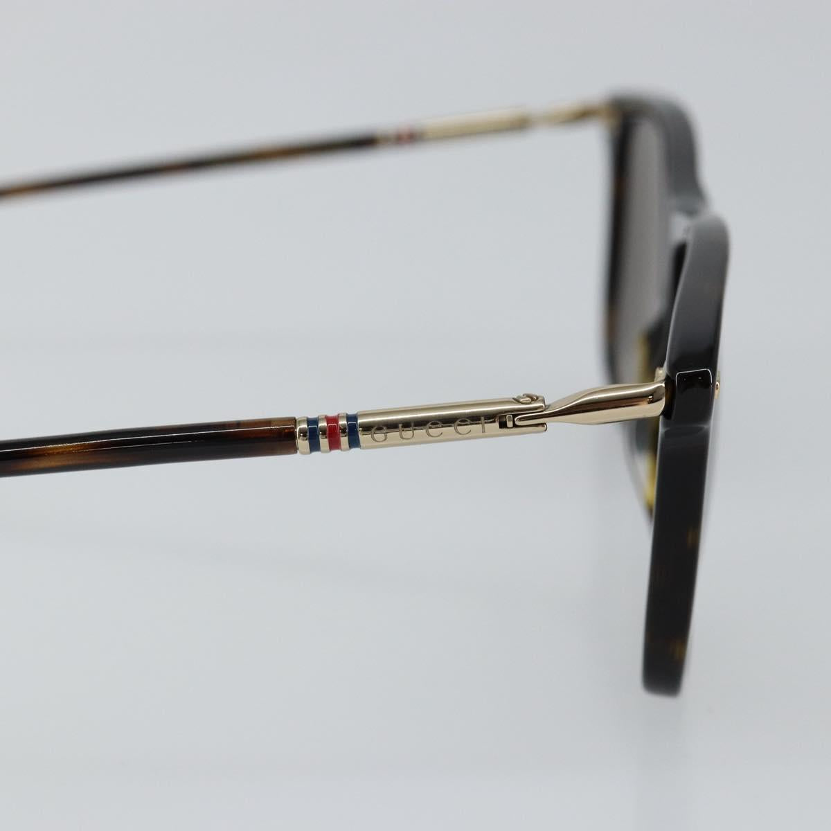 GUCCI Sherry Line Sunglasses plastic Dark Brown Auth am9309V