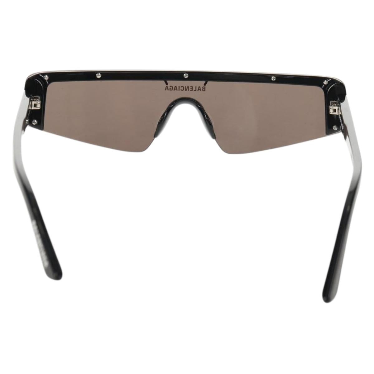 BALENCIAGA Sunglasses plastic Black Auth am9315M