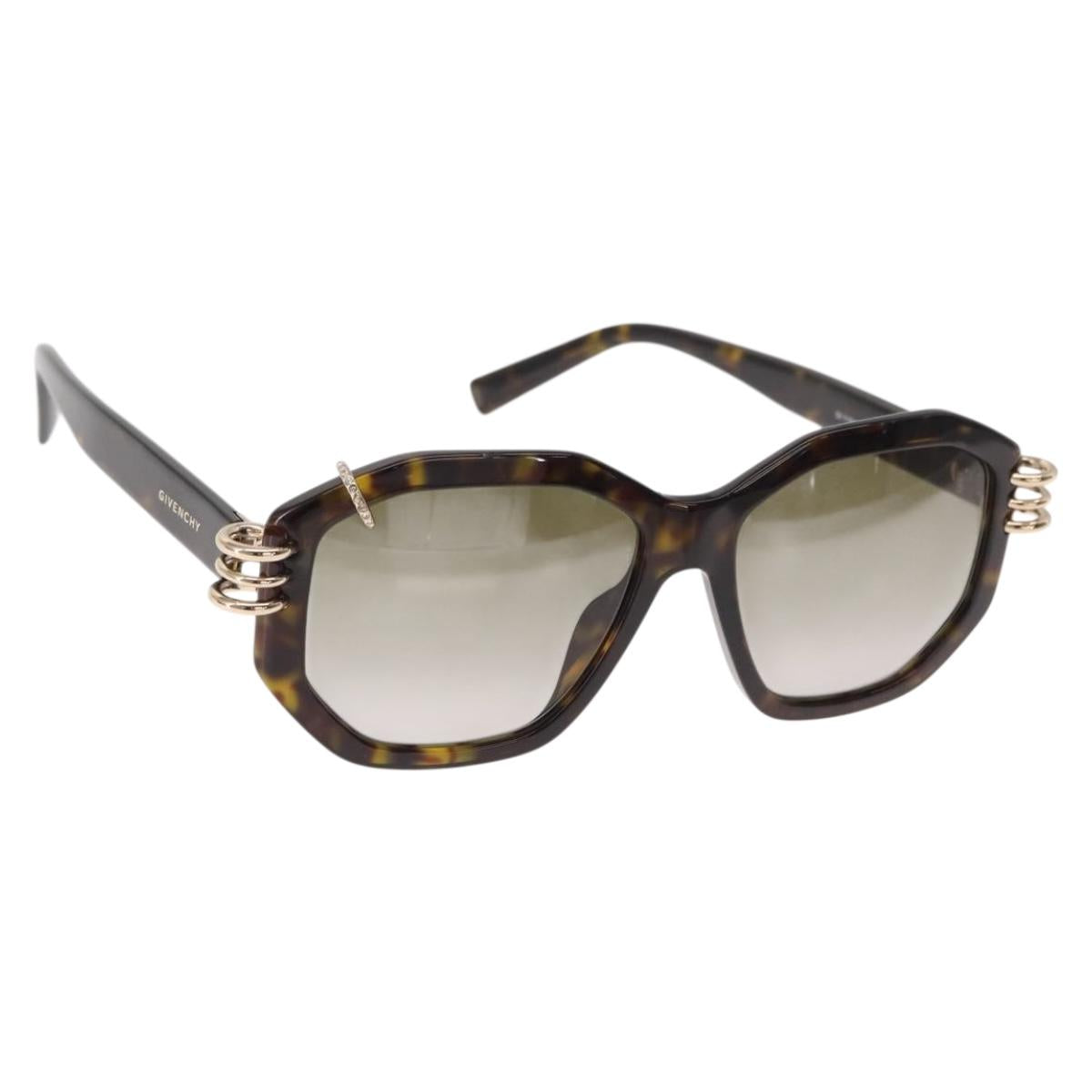 GIVENCHY Sunglasses plastic Khaki Auth am9317