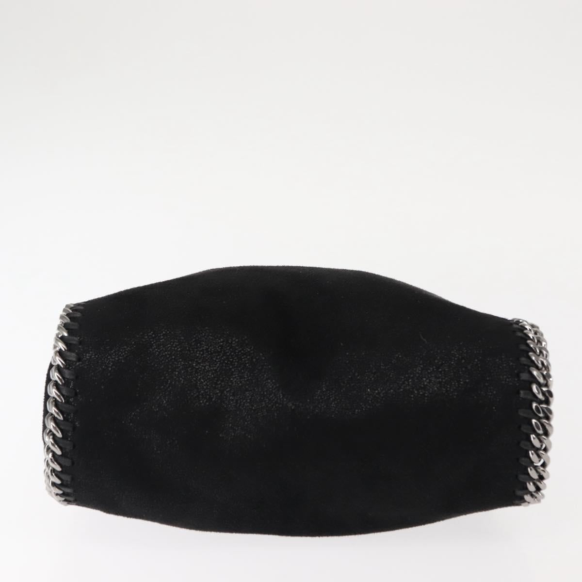 Stella MacCartney Chain Falabella Bag polyester 2way Black 371223 Auth am9328