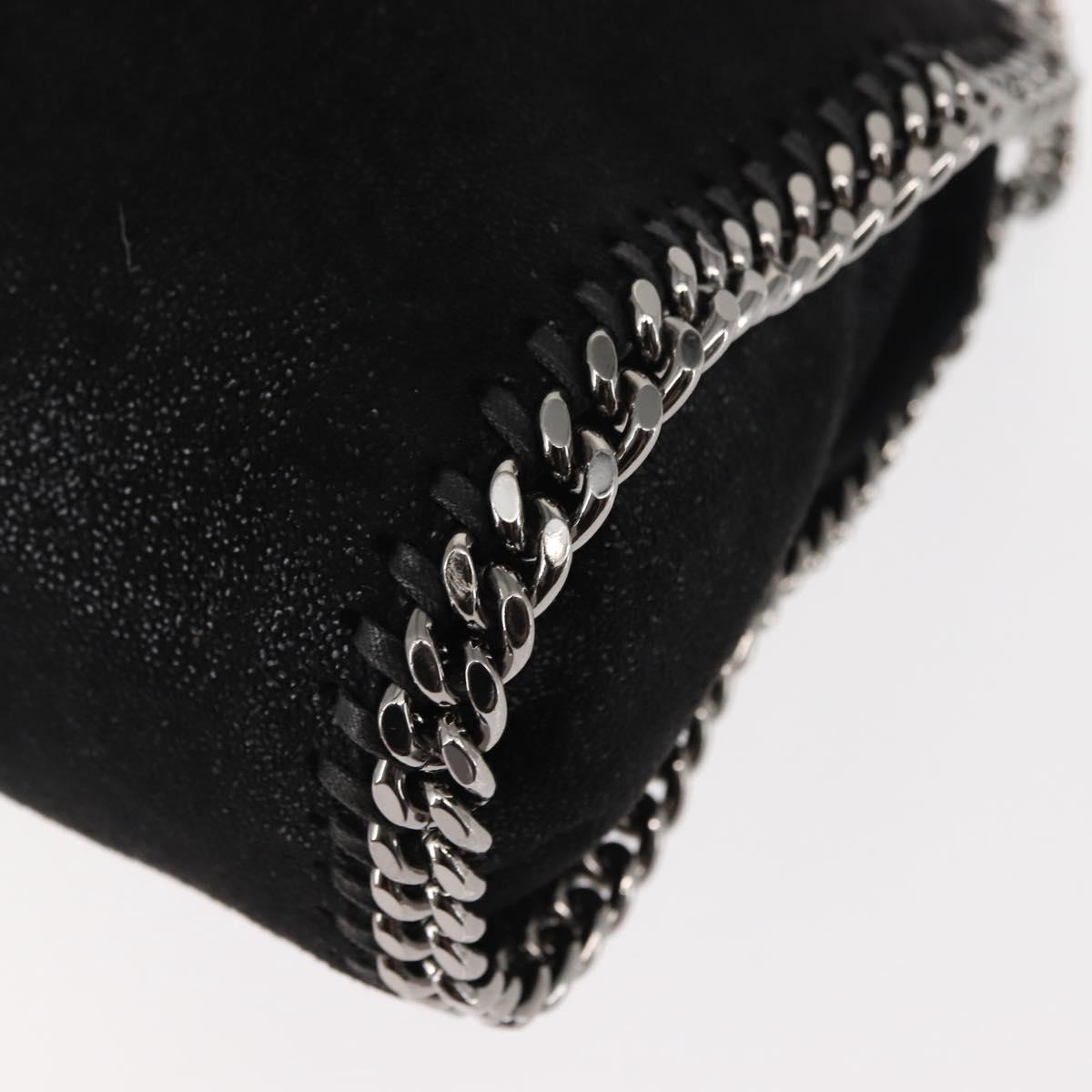 Stella MacCartney Chain Falabella Bag polyester 2way Black 371223 Auth am9328