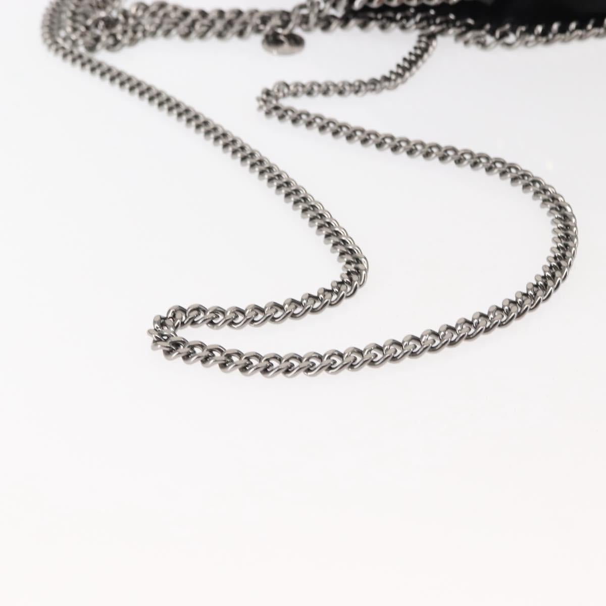 Stella MacCartney Chain Falabella Bag polyester 2way Black 371223 Auth am9328