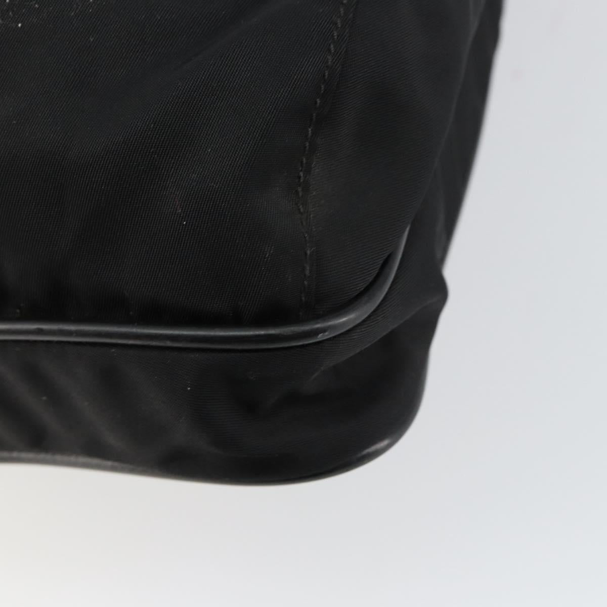 PRADA Shoulder Bag Nylon Black Auth am9329
