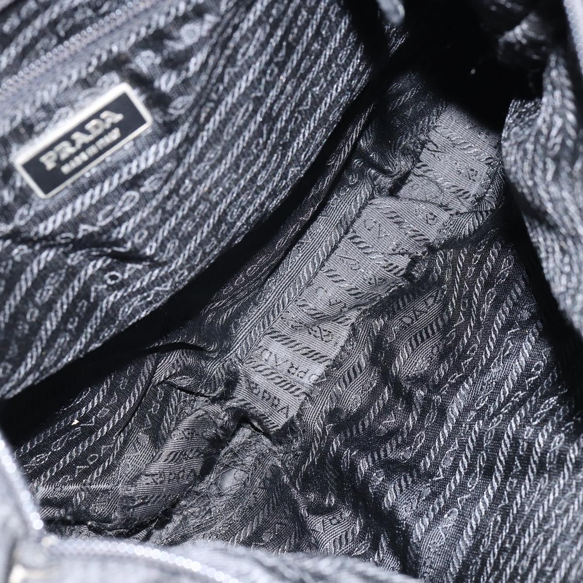 PRADA Shoulder Bag Nylon Black Auth am9329