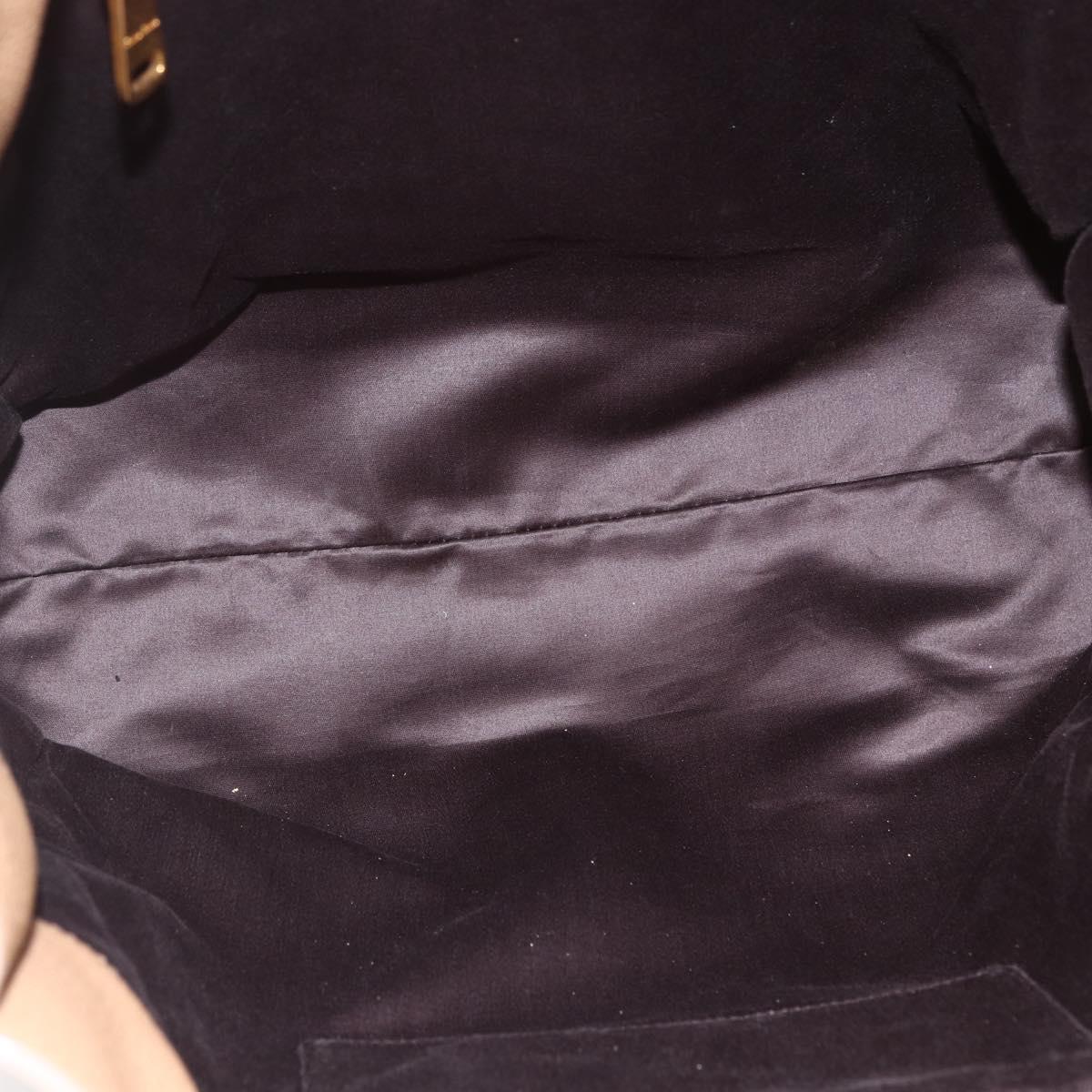 Miu Miu Tote Bag Leather Beige Auth am9332V