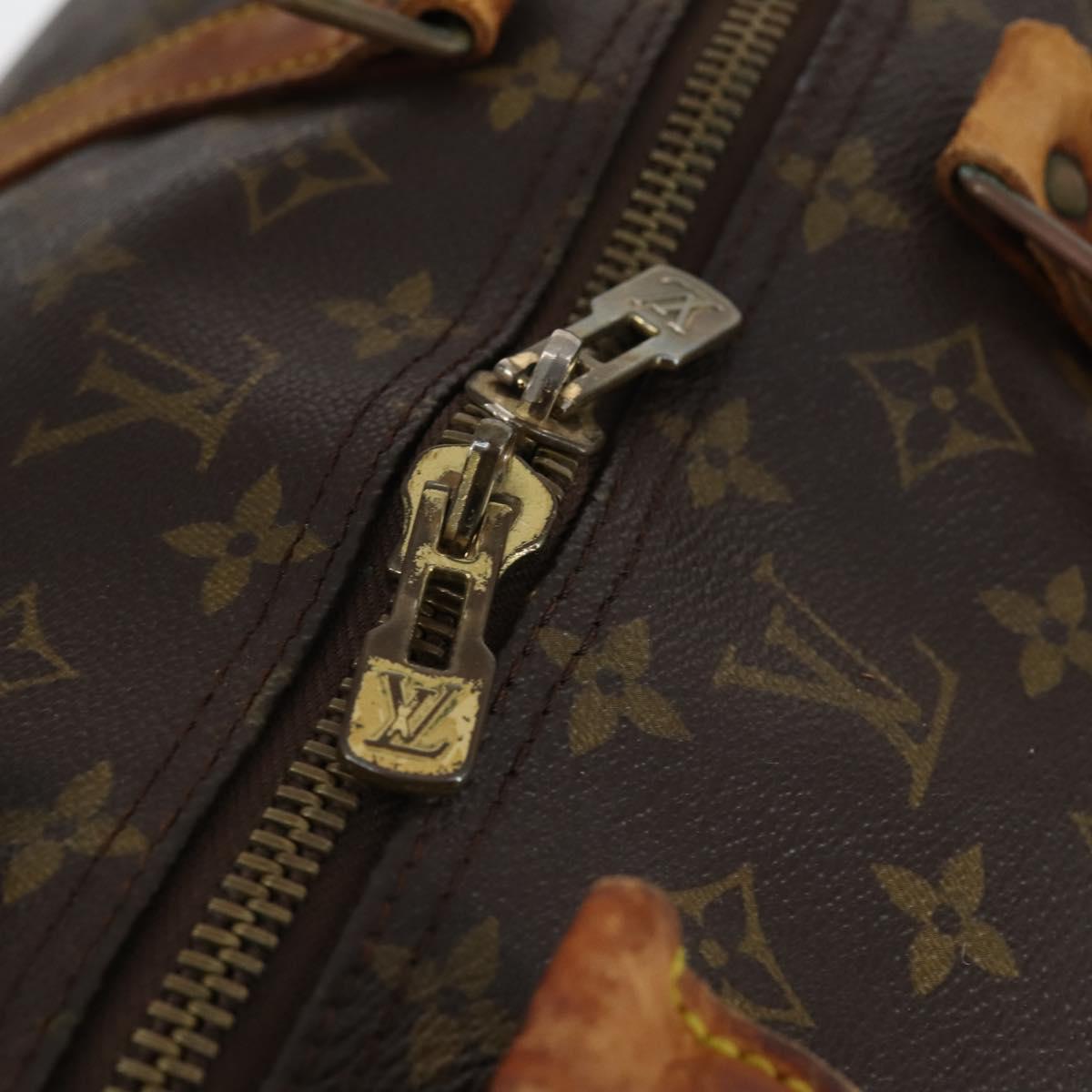 LOUIS VUITTON Monogram Keepall Bandouliere 60 Boston Bag M41412 LV Auth am9333