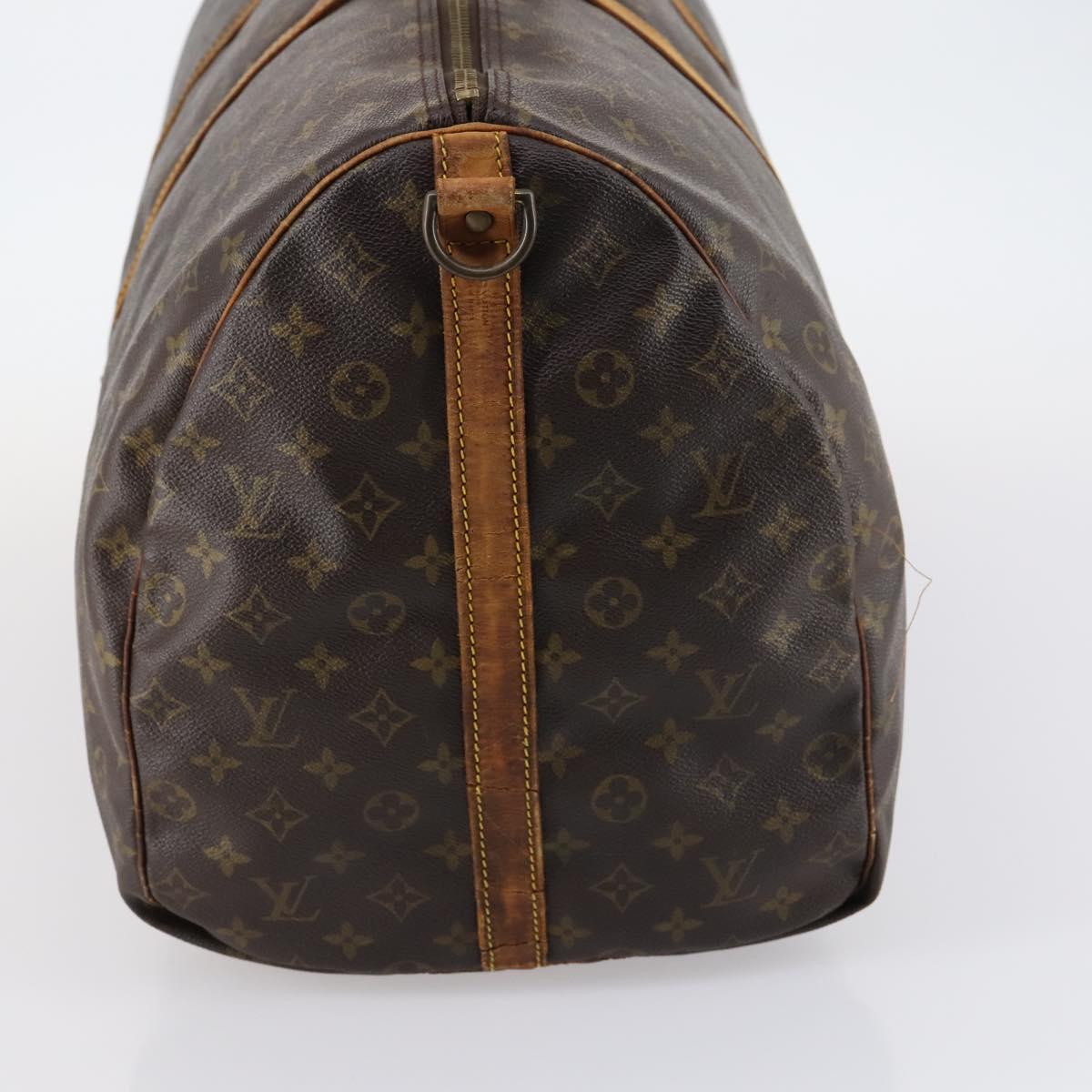 LOUIS VUITTON Monogram Keepall Bandouliere 60 Boston Bag M41412 LV Auth am9333