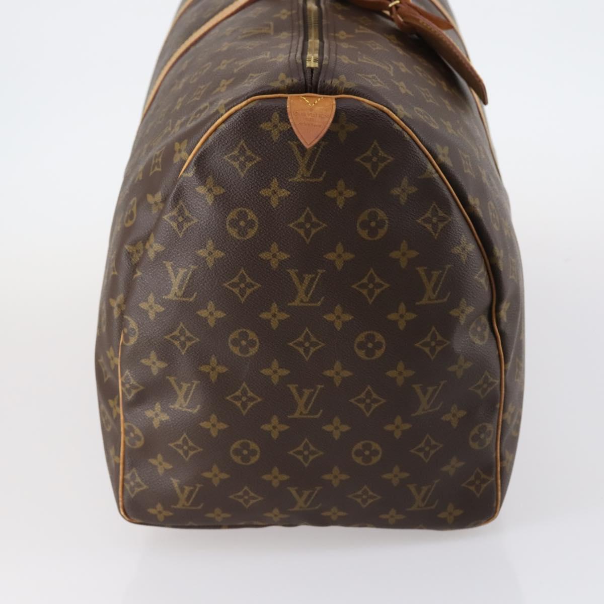LOUIS VUITTON Monogram Keepall 60 Boston Bag M41422 LV Auth am9334