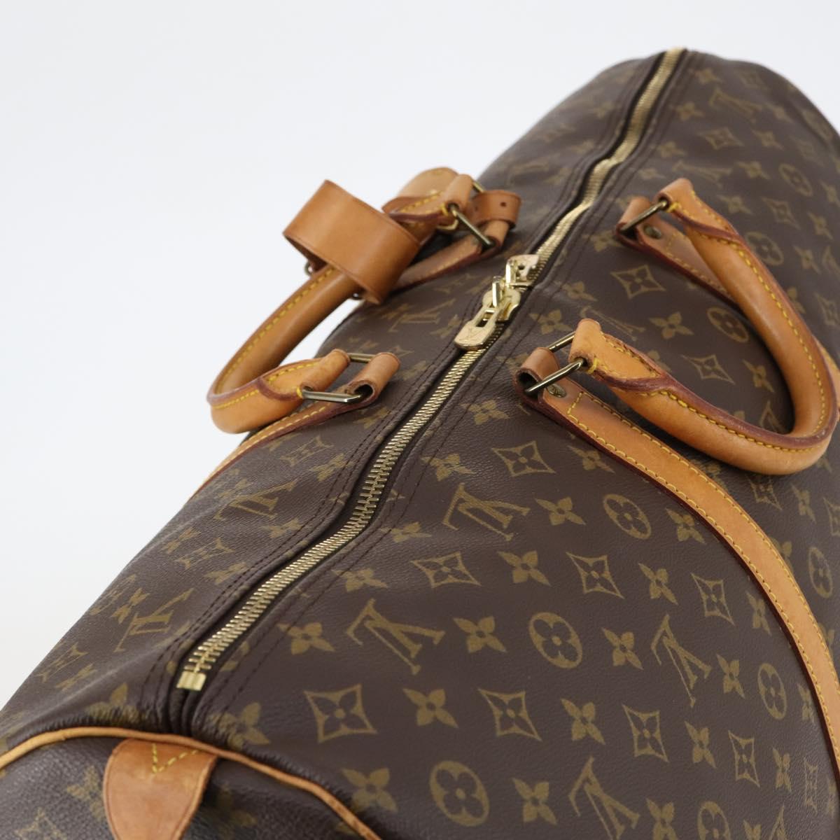 LOUIS VUITTON Monogram Keepall 60 Boston Bag M41422 LV Auth am9334