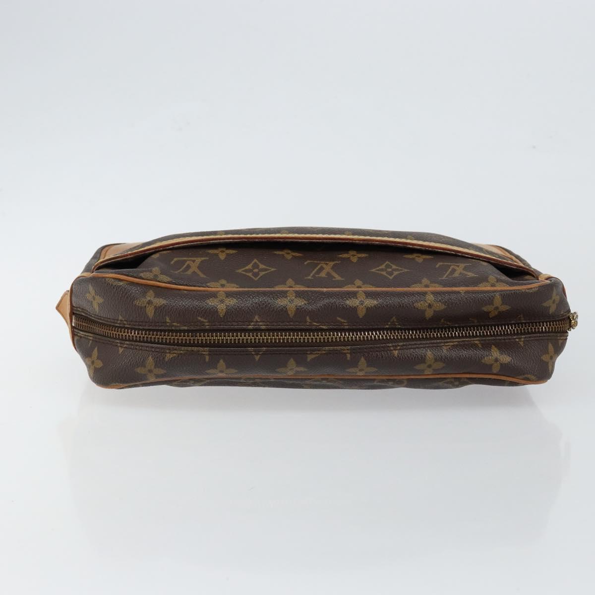 LOUIS VUITTON Monogram Compiegne 28 Clutch Bag M51845 LV Auth am9335