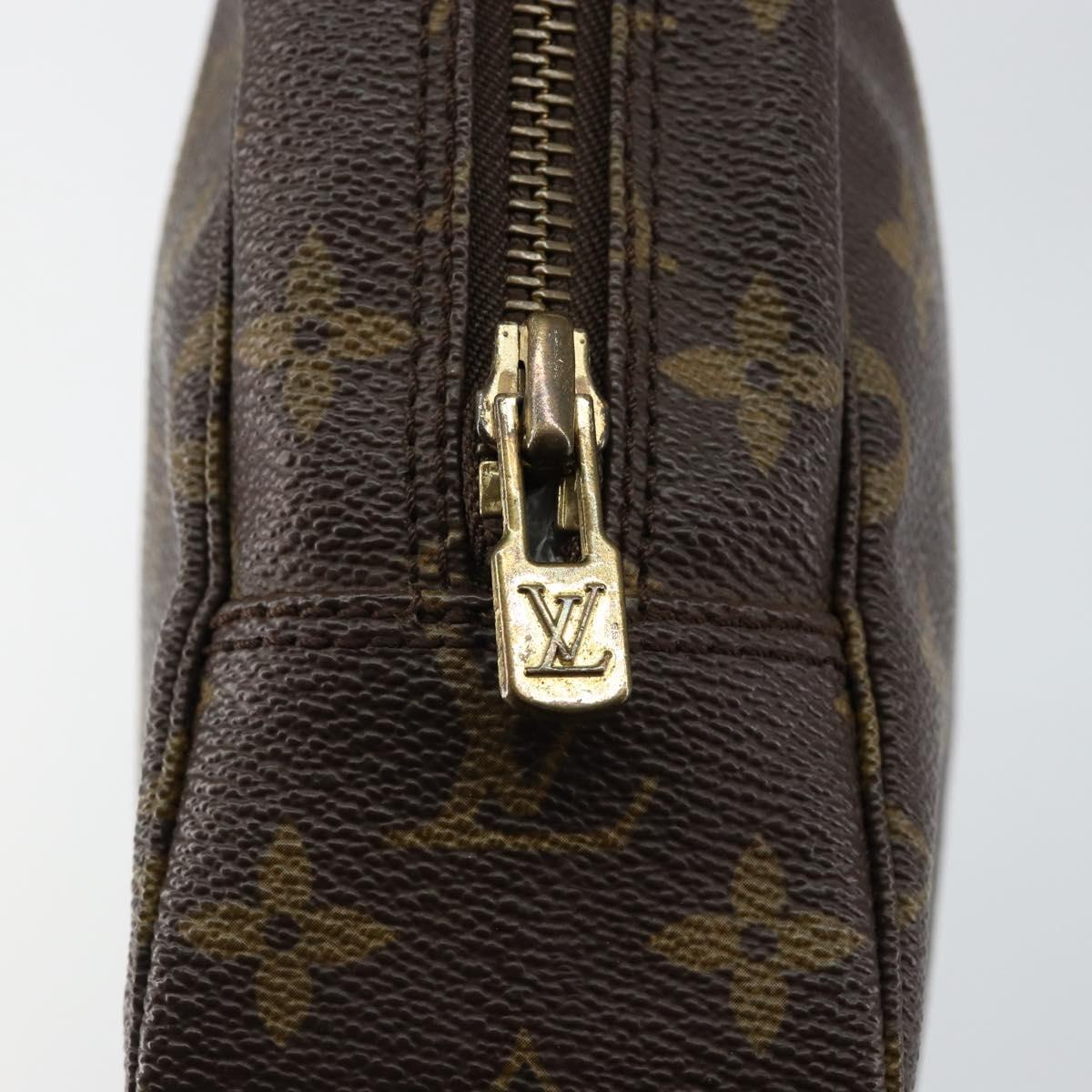 LOUIS VUITTON Monogram Trousse Toilette 23 Clutch Bag M47524 LV Auth am9336