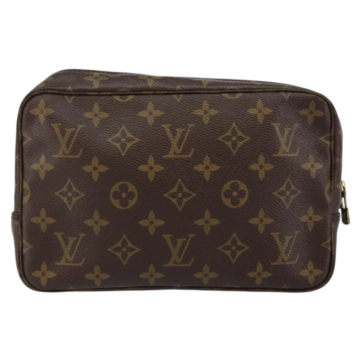 LOUIS VUITTON Monogram Trousse Toilette 23 Clutch Bag M47524 LV Auth am9336