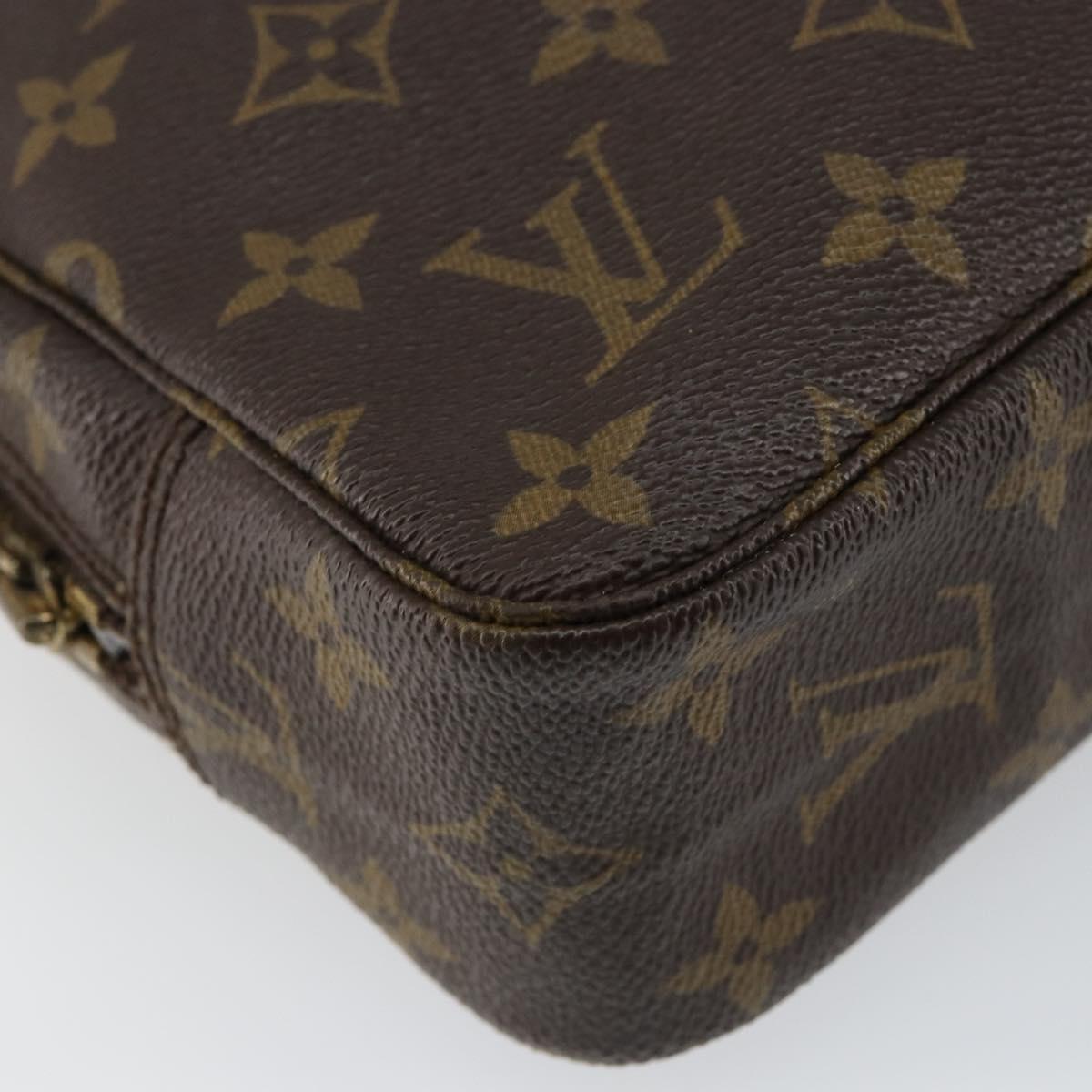 LOUIS VUITTON Monogram Trousse Toilette 23 Clutch Bag M47524 LV Auth am9336