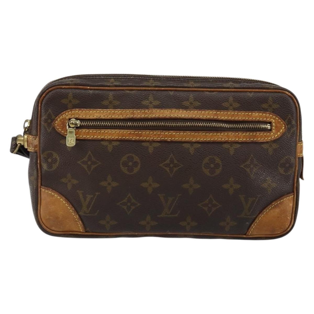 LOUIS VUITTON Monogram Marly Dragonne GM Clutch Bag M51825 LV Auth am9337