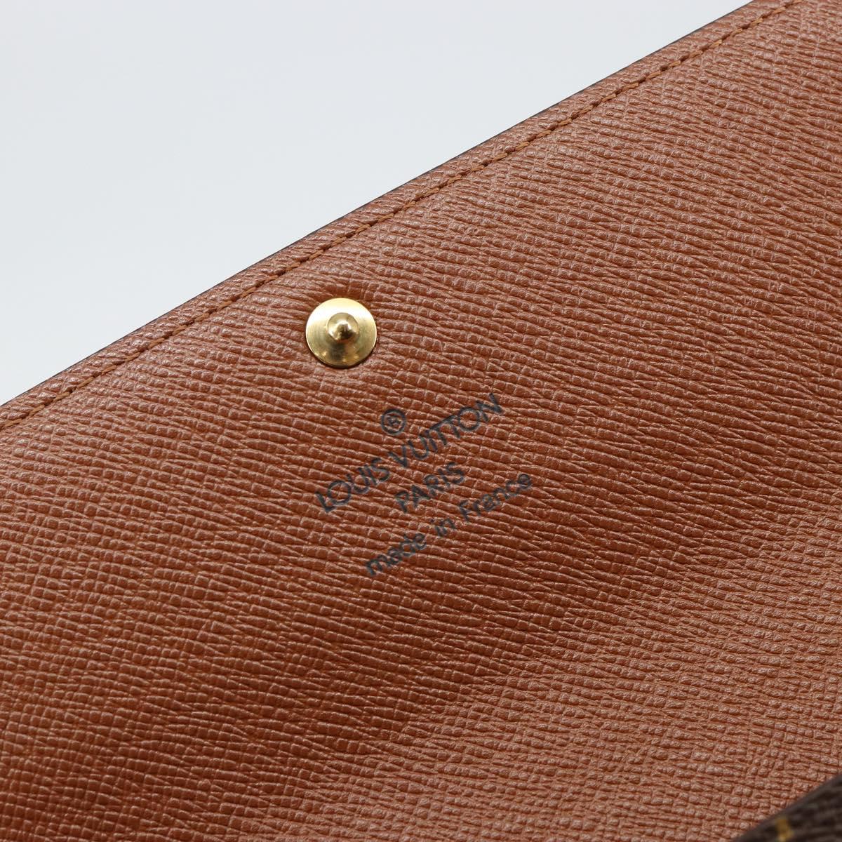 LOUIS VUITTON Monogram Pochette Porte Monnaie Credit Wallet M61726 Auth am9348V
