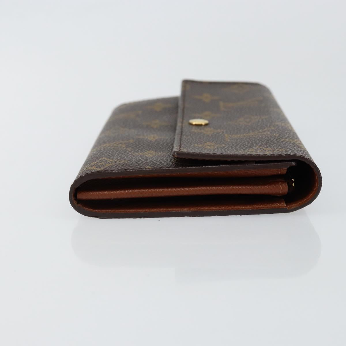 LOUIS VUITTON Monogram Pochette Porte Monnaie Credit Wallet M61726 Auth am9348V