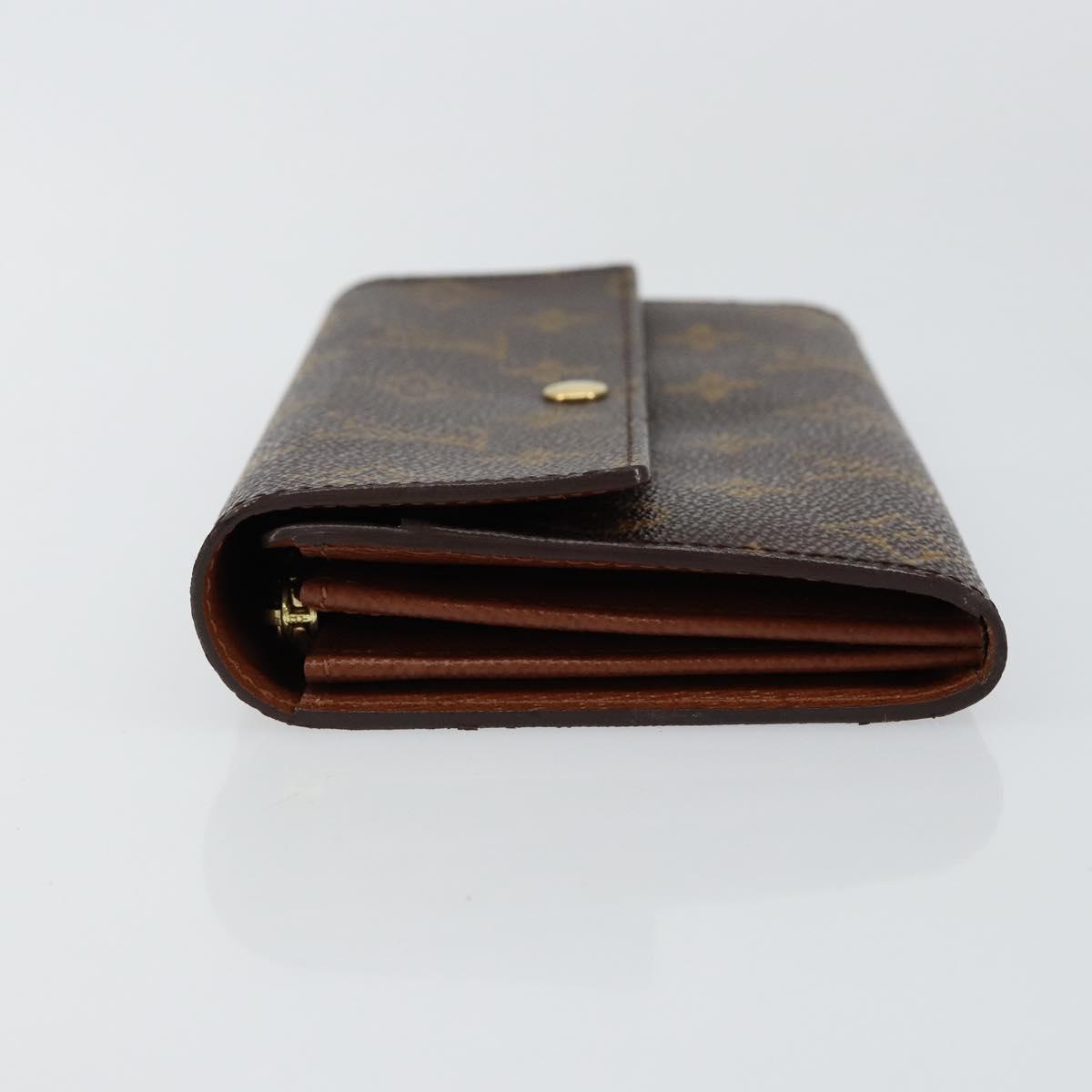 LOUIS VUITTON Monogram Pochette Porte Monnaie Credit Wallet M61726 Auth am9348V