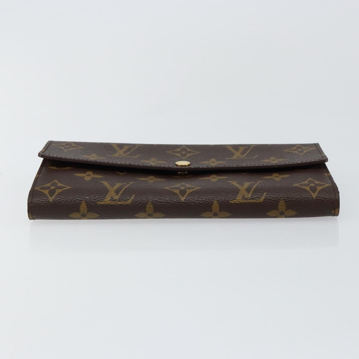 LOUIS VUITTON Monogram Pochette Porte Monnaie Credit Wallet M61726 Auth am9348V