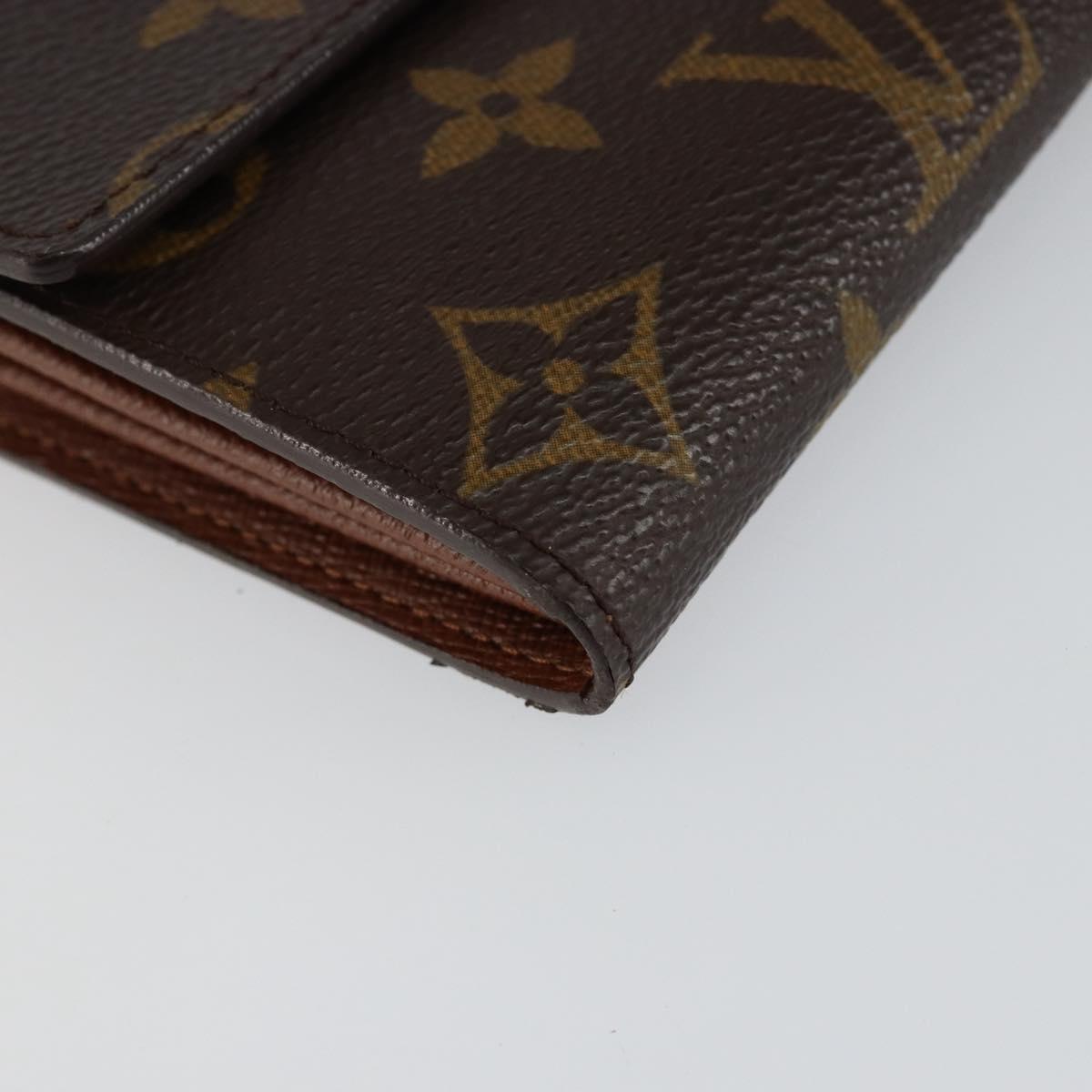 LOUIS VUITTON Monogram Pochette Porte Monnaie Credit Wallet M61726 Auth am9348V