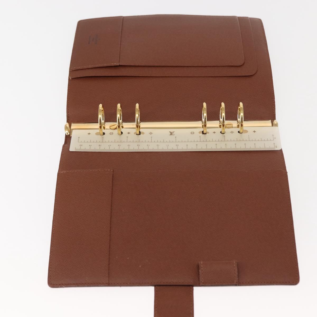 LOUIS VUITTON Monogram Agenda GM Day Planner Cover R20006 LV Auth am9349
