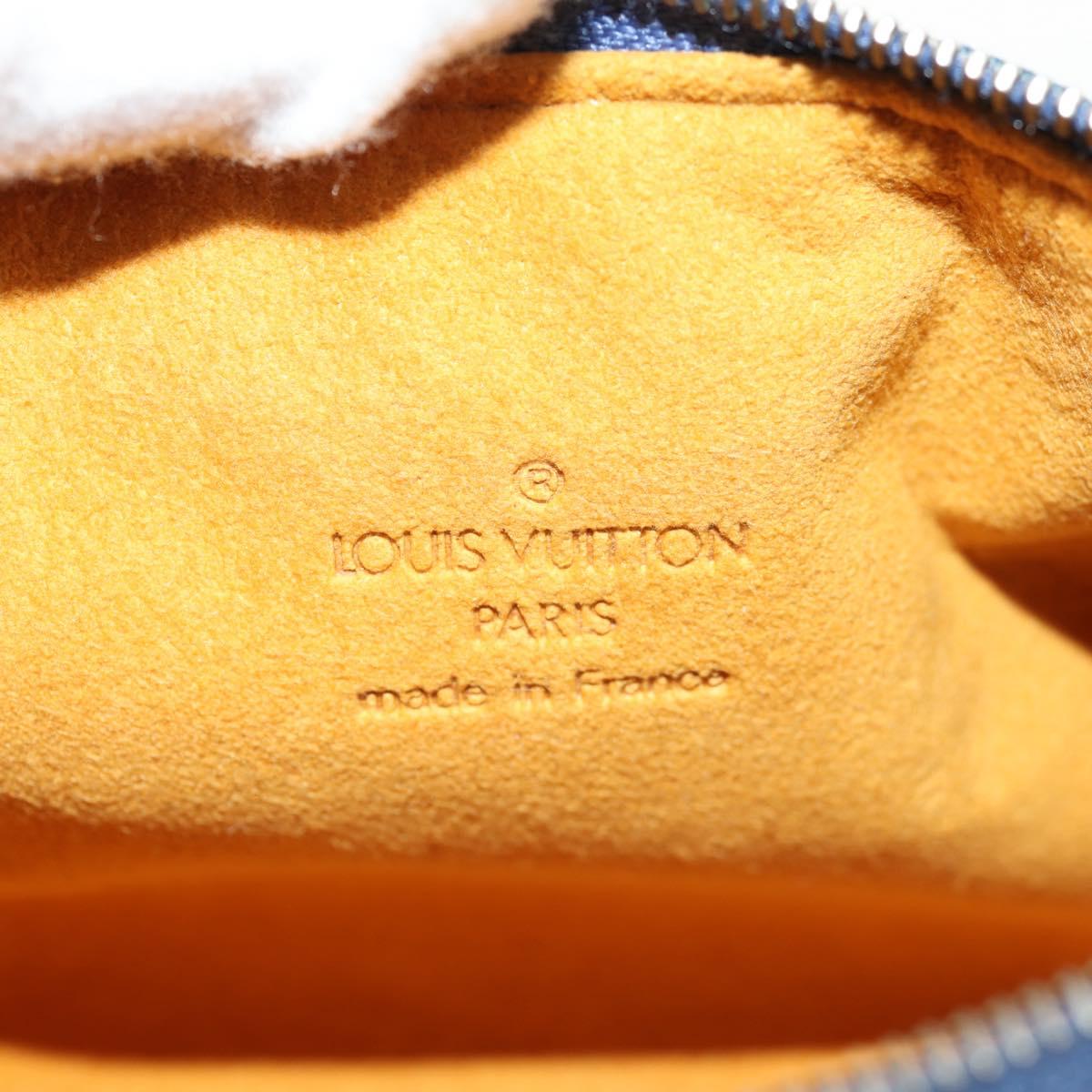 LOUIS VUITTON Monogram Denim Trousse Speedy GM Pouch Blue M95081 LV Auth am9350V