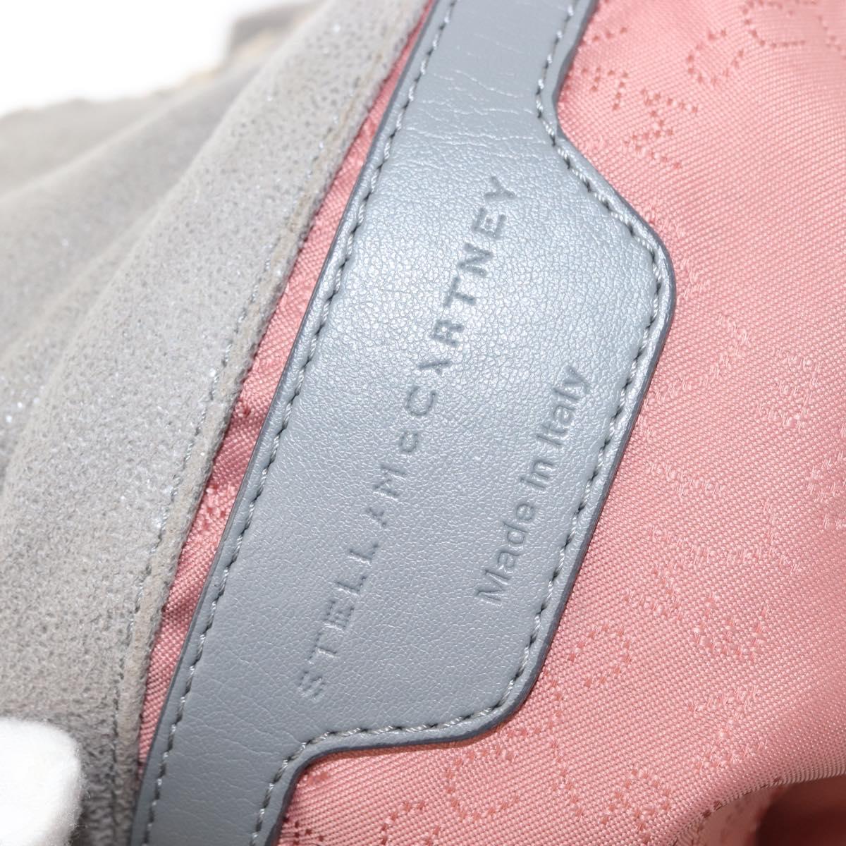 Stella MacCartney Chain Falabella Bag polyester 2way Gray 371223 Auth am9356