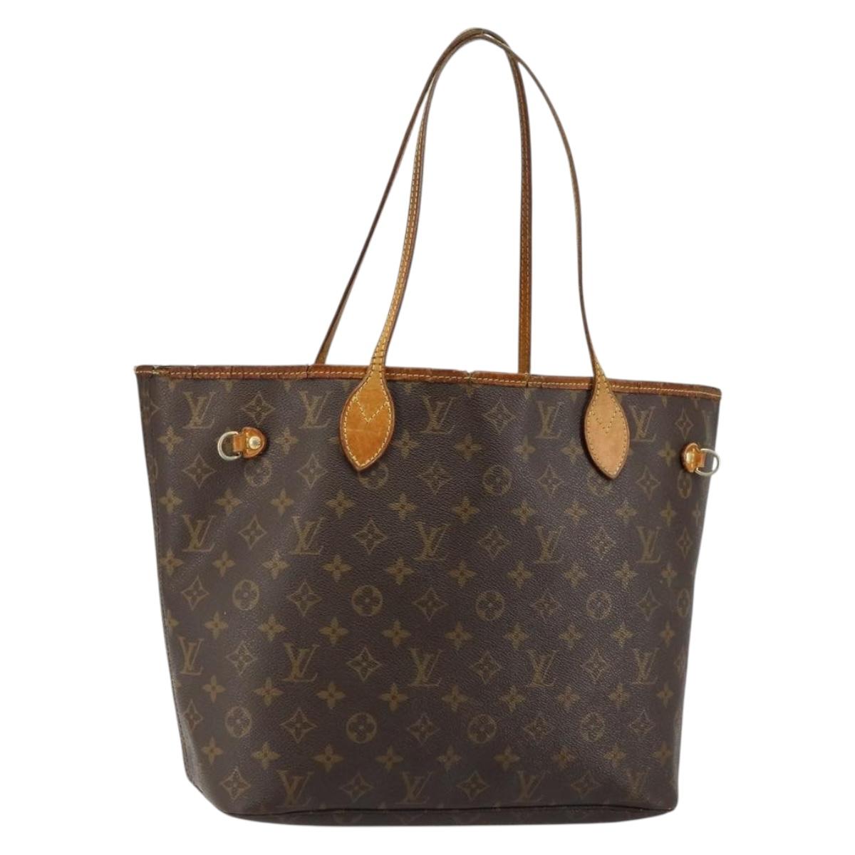 LOUIS VUITTON Monogram Neverfull MM Tote Bag M40156 LV Auth am9358