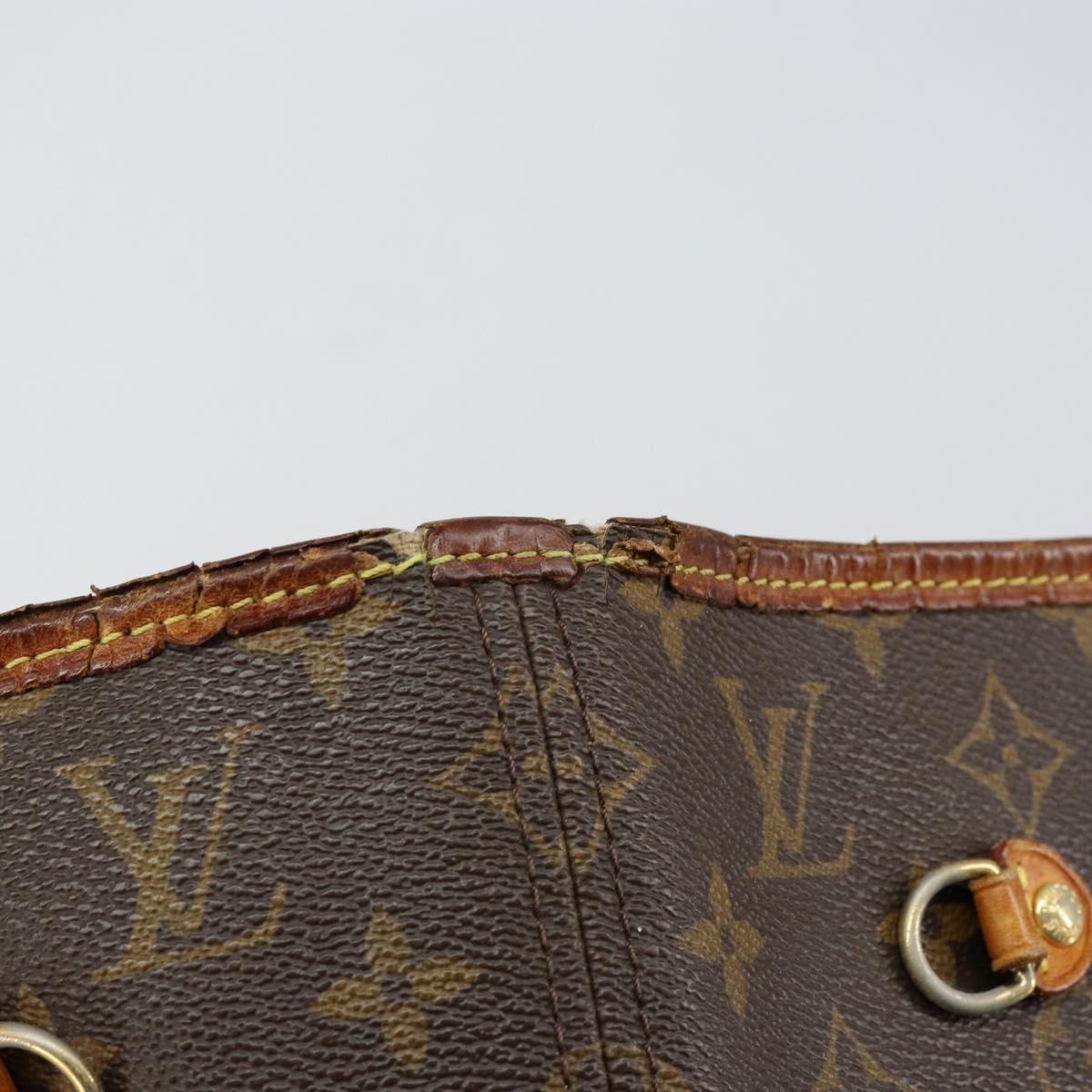 LOUIS VUITTON Monogram Neverfull MM Tote Bag M40156 LV Auth am9358