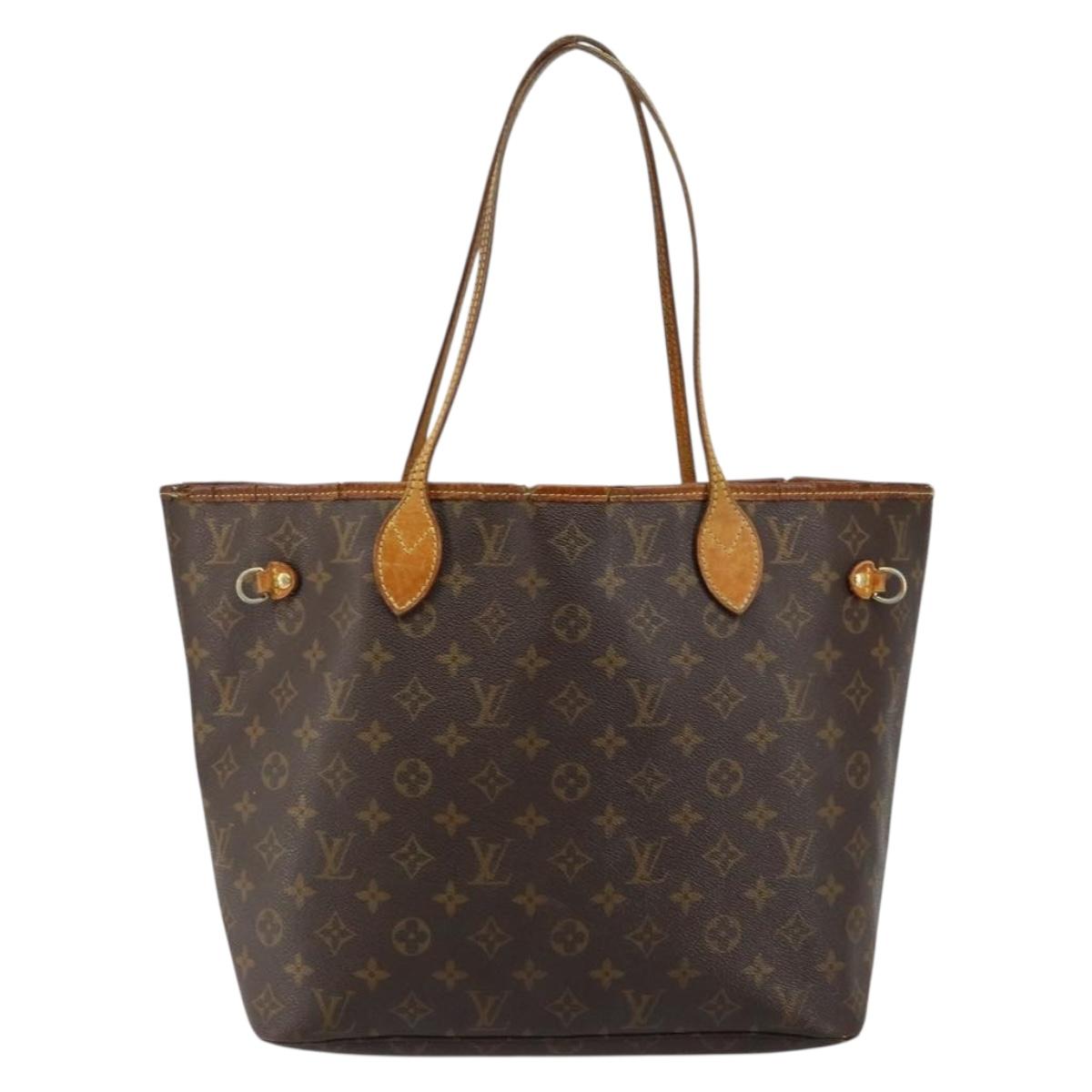 LOUIS VUITTON Monogram Neverfull MM Tote Bag M40156 LV Auth am9358